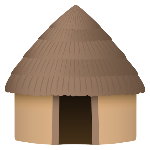 Hut on JoyPixels