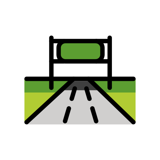 Motorway on OpenMoji