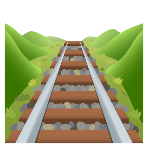 Railway Track on JoyPixels
