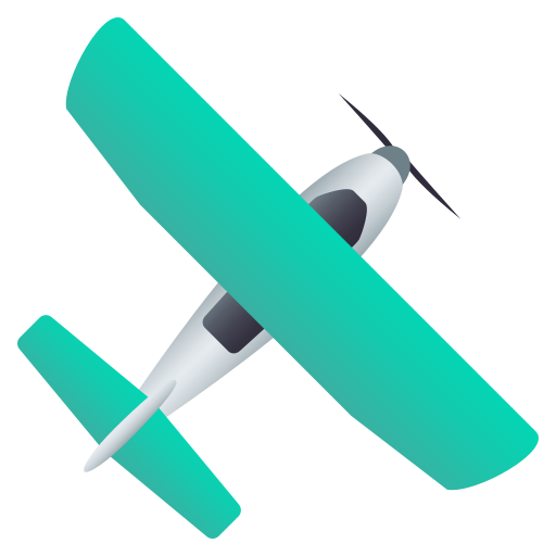 Small Airplane on JoyPixels