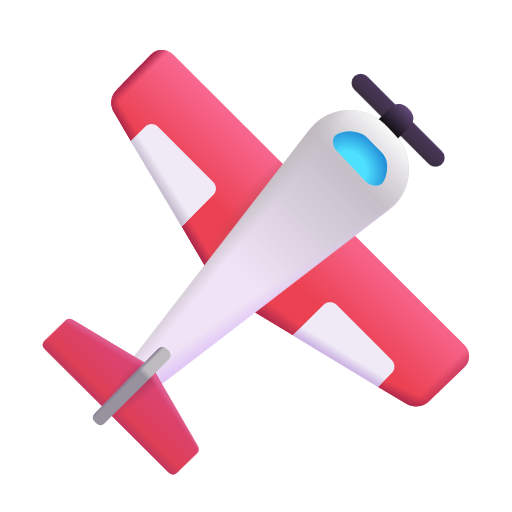Small Airplane on Microsoft 3D