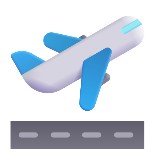 Airplane Departure on Microsoft 3D