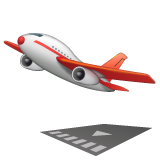 Airplane Departure on WhatsApp