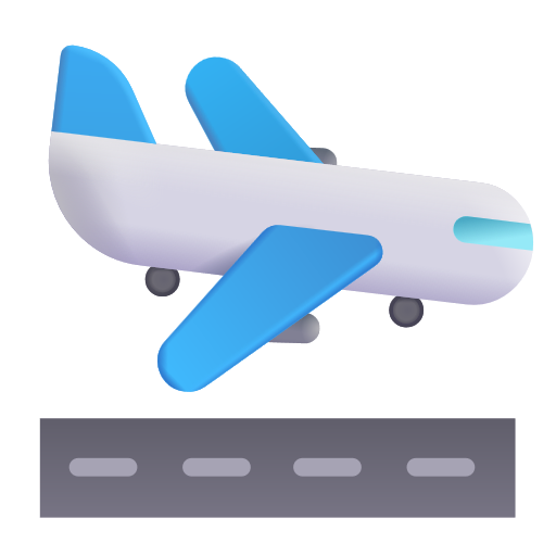 Airplane Arriving on Microsoft 3D