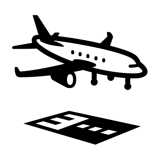 Airplane Arriving on Noto Emoji