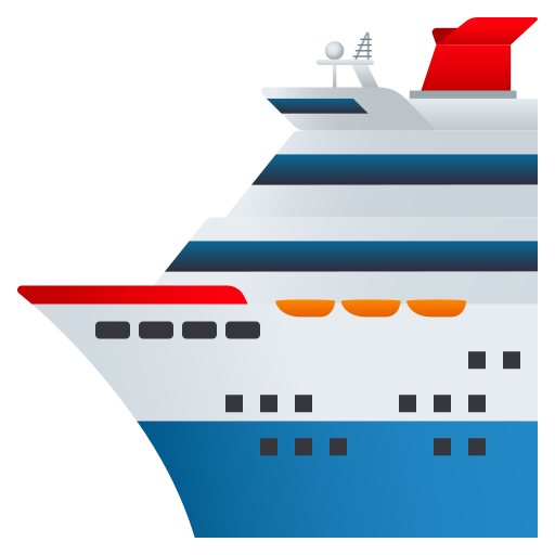 Passenger Ship on JoyPixels