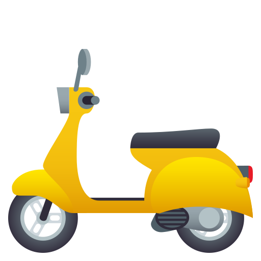 Motor Scooter on JoyPixels