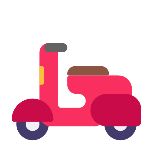 Motor Scooter on Microsoft Fluent
