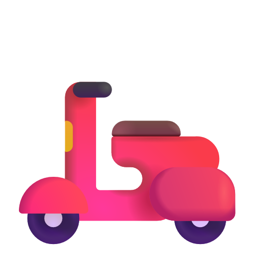 Motor Scooter on Microsoft 3D