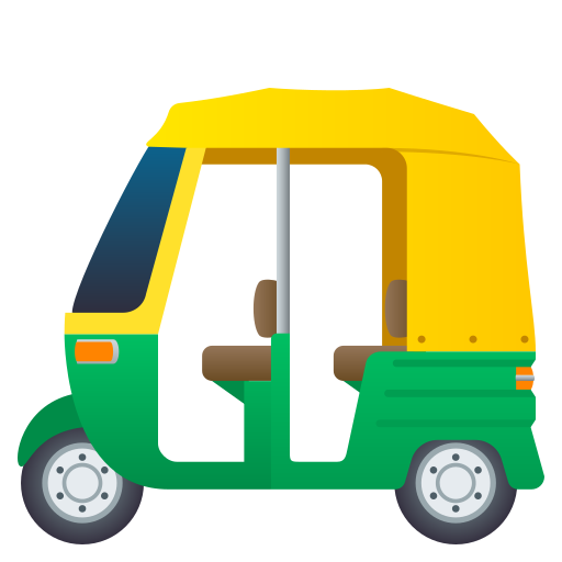 Auto Rickshaw on JoyPixels