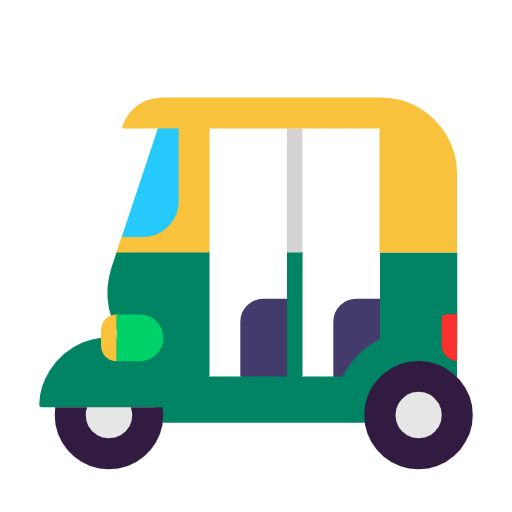 Auto Rickshaw on Microsoft Fluent