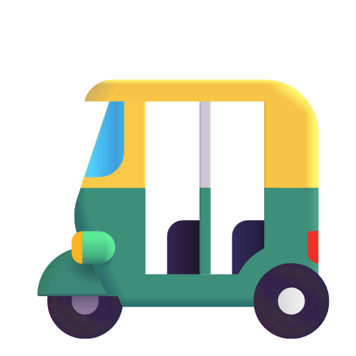 Auto Rickshaw on Microsoft 3D