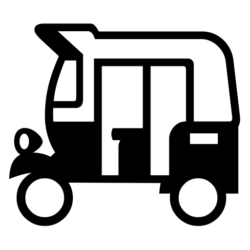 Auto Rickshaw on Noto Emoji