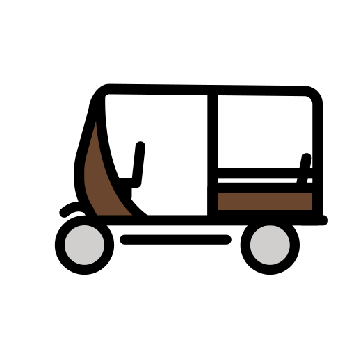Auto Rickshaw on OpenMoji