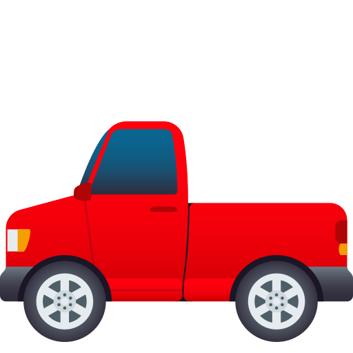 Pickup Truck on JoyPixels