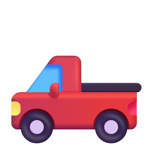 Pickup Truck on Microsoft 3D