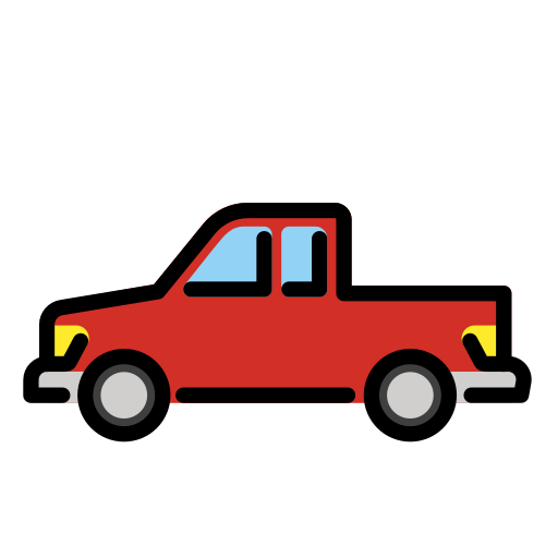 Pickup Truck on OpenMoji