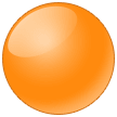 Large Orange Circle on Samsung