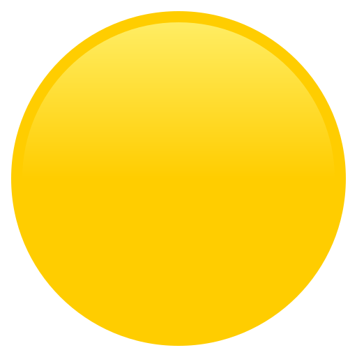 Large Yellow Circle on JoyPixels