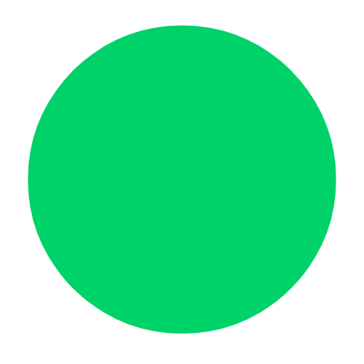 Large Green Circle on Microsoft Fluent