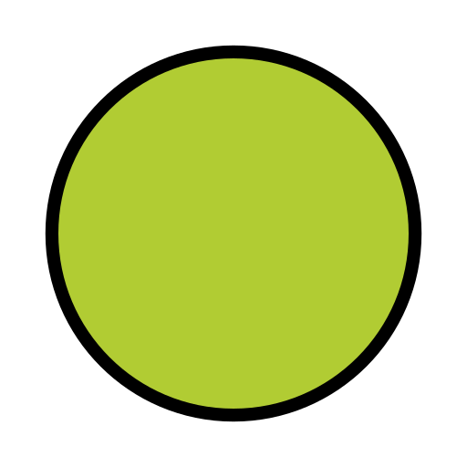 Large Green Circle on OpenMoji