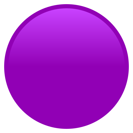 Large Purple Circle on JoyPixels