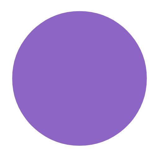Large Purple Circle on Microsoft Fluent