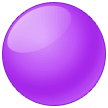 Large Purple Circle on Samsung