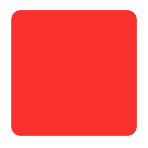 Large Red Square on Microsoft Fluent