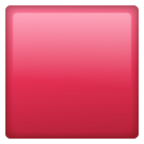Large Red Square on WhatsApp