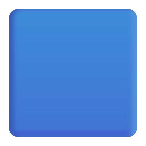 Large Blue Square on Microsoft 3D