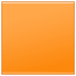 Large Orange Square on Samsung