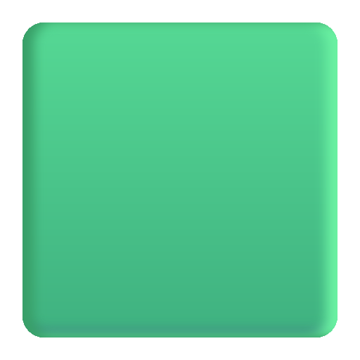 Large Green Square on Microsoft 3D