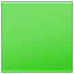 Large Green Square on Samsung