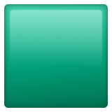 Large Green Square on WhatsApp
