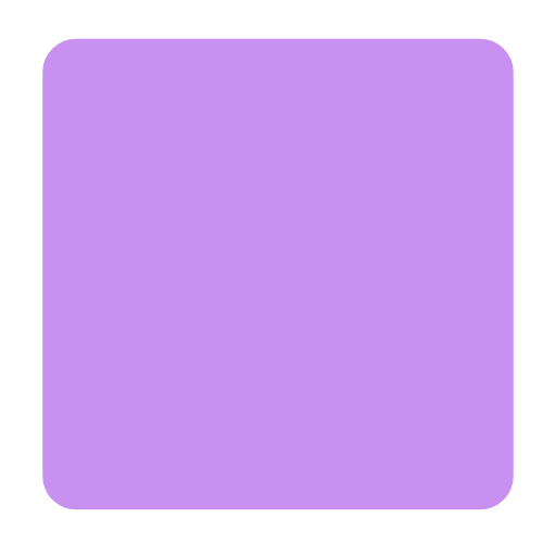 Large Purple Square on Microsoft Fluent