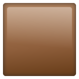 Large Brown Square on WhatsApp