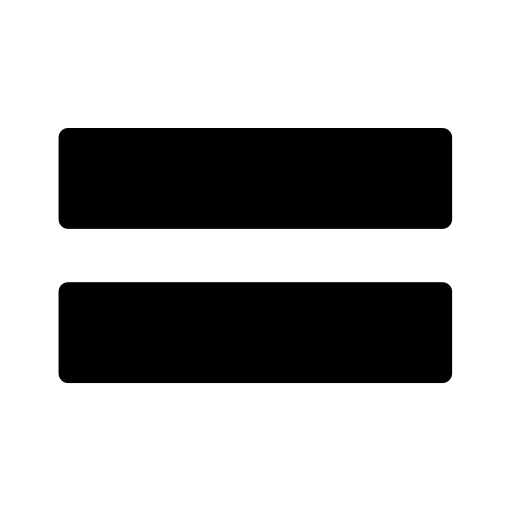 Heavy Equals Sign on Noto Emoji
