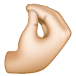 Pinched Fingers: Light Skin Tone on Samsung