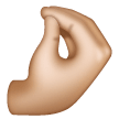 Pinched Fingers: Medium-Light Skin Tone on Samsung