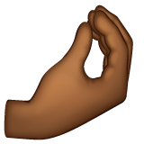 Pinched Fingers: Medium-Dark Skin Tone on WhatsApp