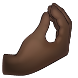 Pinched Fingers: Dark Skin Tone on WhatsApp