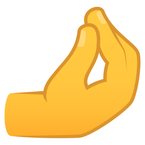 Pinched Fingers on JoyPixels
