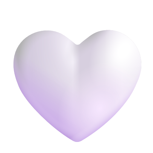 White Heart on Microsoft 3D