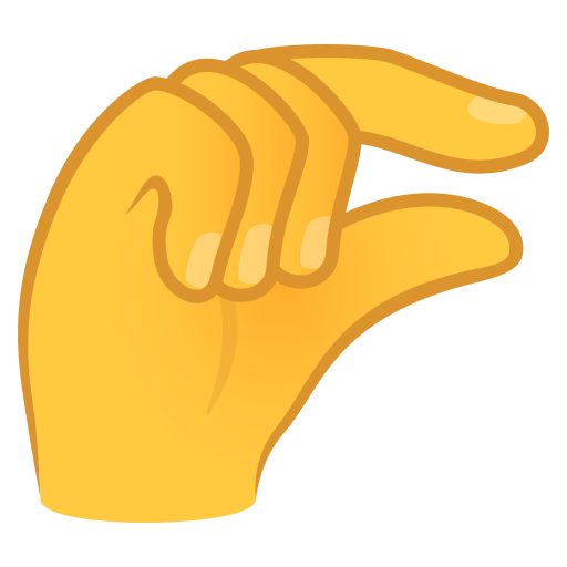 Pinching Hand on JoyPixels