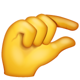 Pinching Hand on WhatsApp