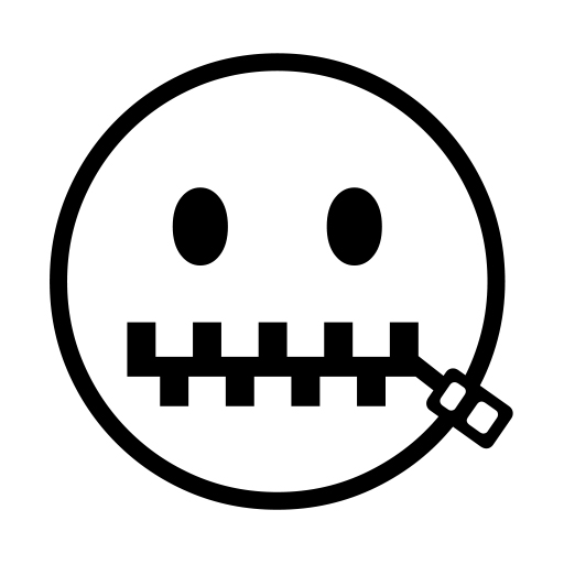 Zipper-mouth Face on Noto Emoji