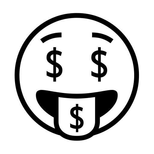 Money-mouth Face on Noto Emoji