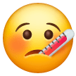 Face With Thermometer on Samsung