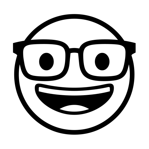 Nerd Face on Noto Emoji